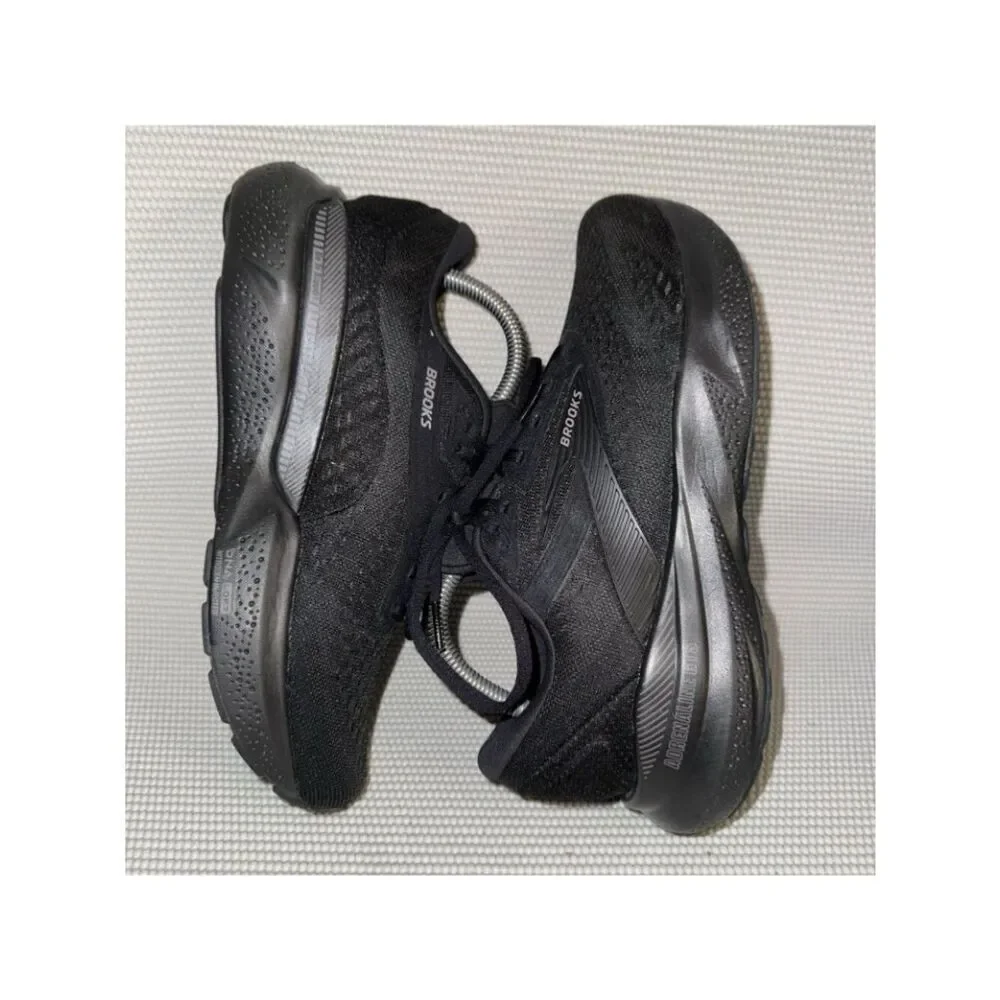 Brooks Adrenaline GTS 24 Black Ebony Running Athletic Shoes Mens Size 7.5 4E